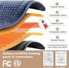 VAAGHANM Heating Pad: 33" x 17" Large Heat Pad for Full Back Coverage