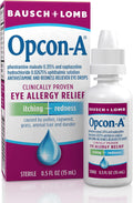 Opcon-A by Bausch & Lomb Antihistamine Allergy Eye Drops, 15 mL