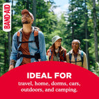 BAND-AID Brand Travel Ready Portable First Aid Kit, 80 Piece