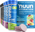 Nuun Energy Caffeine + B Vitamins Mixed Flavors, GF & Vegan, 6 Pack | 60 Servings with Caffeine from Green Tea Extract, Magnesium & 4 Other Electrolytes, Gluten Free, Vegan