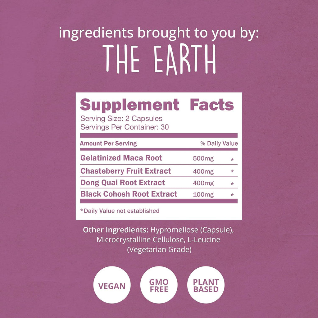 Happy Healthy Hippie Go Dietary Supplements 60 capsules