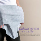 Lansinoh I Slips Red Maternity Washables X4 - Soft and Breathable Postpartum Underwear - Stretchy and Reusable, White, 40
