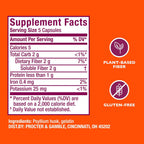 Metamucil, Psyllium Husk GLP-1 Friendly Fiber Capsules, 300 Capsules, 3-in-1 Fiber Supplement, Daily Psyllium Husk Fiber Capsules Help Support Digestive Health by Promoting Regularity