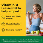 Nature Made Vitamin D3 5000 IU (125 mcg), 180 Vitamin D Softgels | Extra Strength Vitamin D Supplement for Immune, Bone, Teeth and Muscle Health Support, 180 Day Supply
