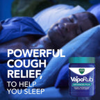 Vicks VapoRub Advanced Plus, Powerful Cough Suppressant, Topical Chest Rub & Analgesic Ointment, Medicated Vapors, Fast Cough Relief, 2.82oz x 2