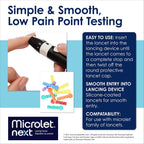 Ascensia MICROLET NEXT Adjustable 5 Depths Lancing Device for Diabetes