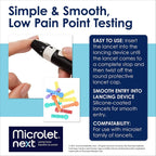Ascensia MICROLET Lancets for Blood Glucose Testing, 100 Count