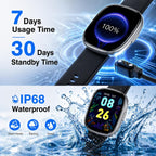 1.83" HD IP68 Waterproof Smart Watch with Bluetooth Call for Men Women | 10-day Battery Life, Swimming Fitness tracker, 120+ Sport Modes, Heart Rate and Sleep Monitor, Step Counter for Walking