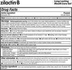 Zilactin B Fast Acting Canker Sore Treatment Gel 0.25 Oz, Pack of 1 | Long Lasting Relief & Protection of Canker Sores, Mouth Sores & Gum Irritations, Up to 6 Hours of Protection, Made in USA