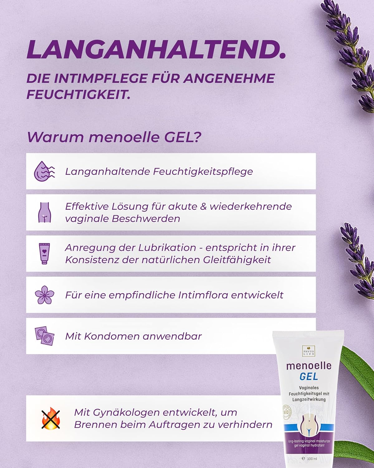 menoelle Vaginal Moisturizers Organic 100 ml