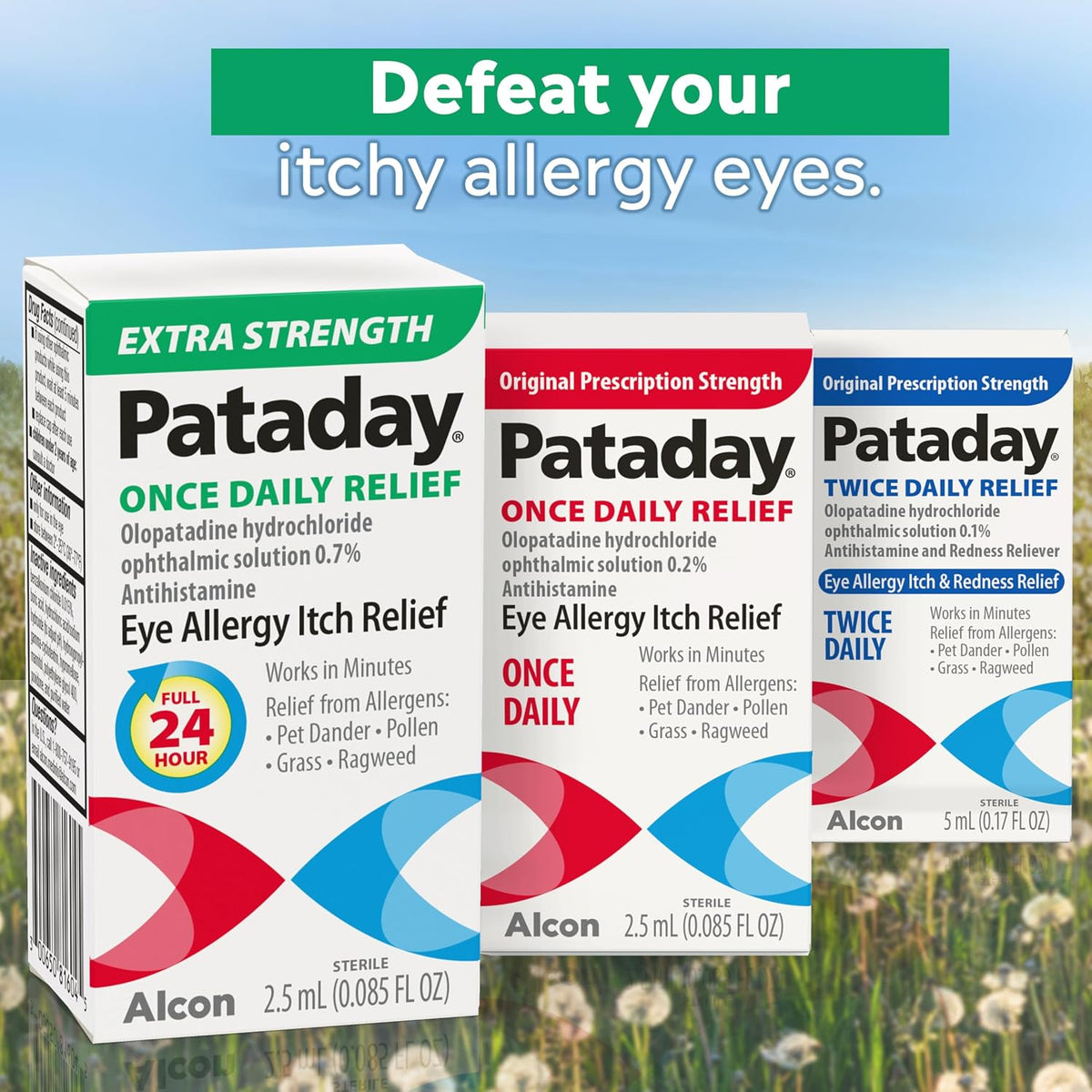 PATADAY Once Daily Relief Extra Strength 2.5ml, Clear, 1 pack