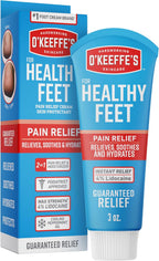 O'Keeffe's for Healthy Feet Pain Relief Foot Cream, Cooling, 3 oz