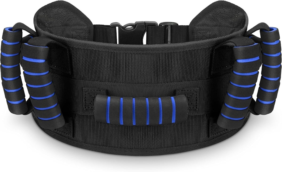 Gait Belt for Seniors, Transfer Belt with 7 Handles