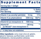 Life Extension Super K, Vitamin K Supplement, 2000 Mcg Vitamin K and 1180 Mcg Vitamin K2, Heart Health, Once-Daily, 90 Softgels | Vitamin K1, K2 MK-7 & K2 MK-4 for Heart & Arterial Health and Calcium Balance; 3-Month Supply, 1 Daily, Gluten-Free & Non-GMO
