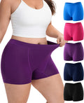 YESWEL Women's Incontinence Boyshort Underwear, 4 fl oz Multicolor 5 Pack (5, MulticolorA, Large)