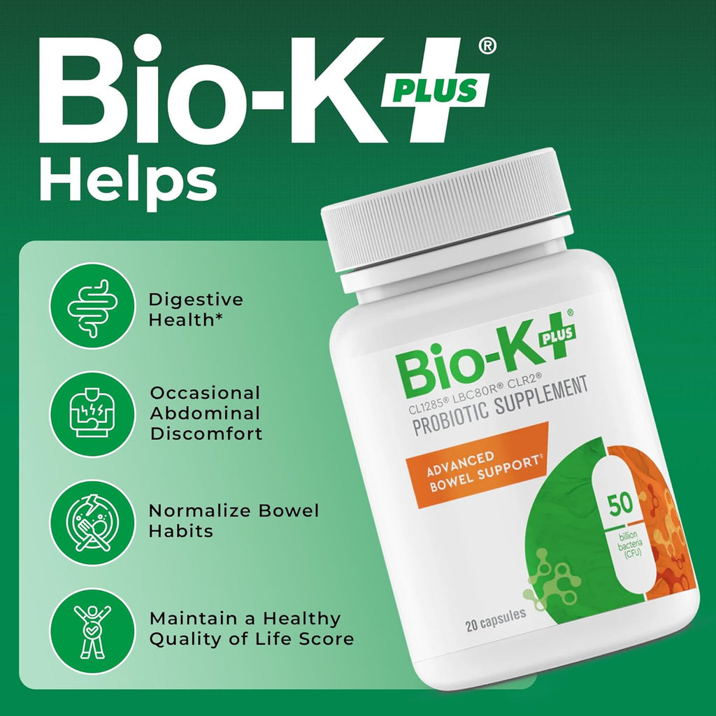 Bio K+ Probiotic Supplements 50 ml 20 capsules
