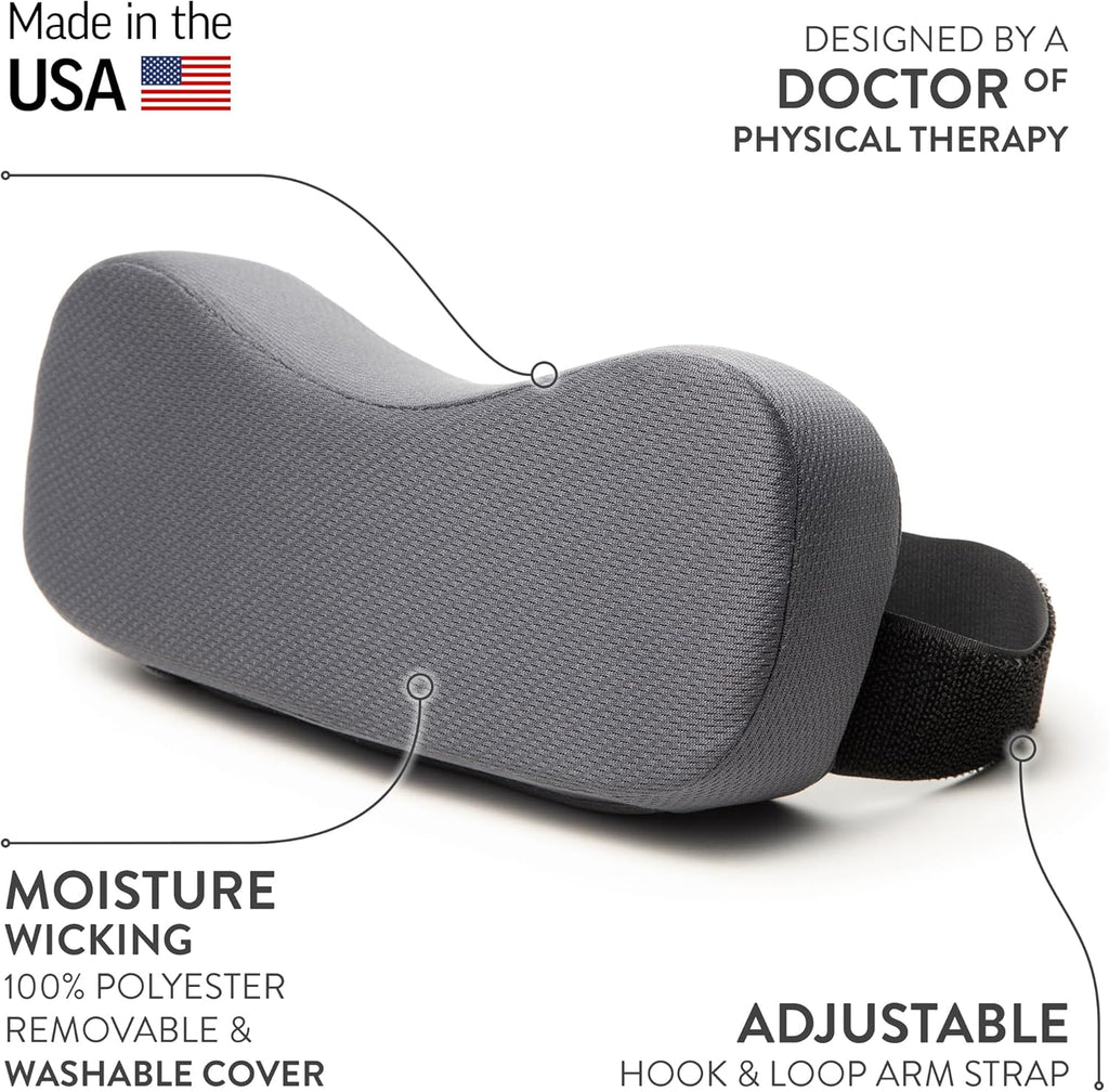 OPTP PRO Shoulder Support – Shoulder Pillow for Rotator Cuff Pain, Use During Recovery Following Surgery and Post Shoulder Sling - Post-Athletic Recovery Tool - Standard Size