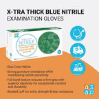 ASAP Nitrile Gloves Disposable Latex Free Exam & Medical Grade 4 Mil