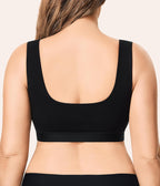 BRABIC Womens Wireless Front Closure Bra Post Surgery Compression Mastectomy Surgical Support Full Coverage Bralette
