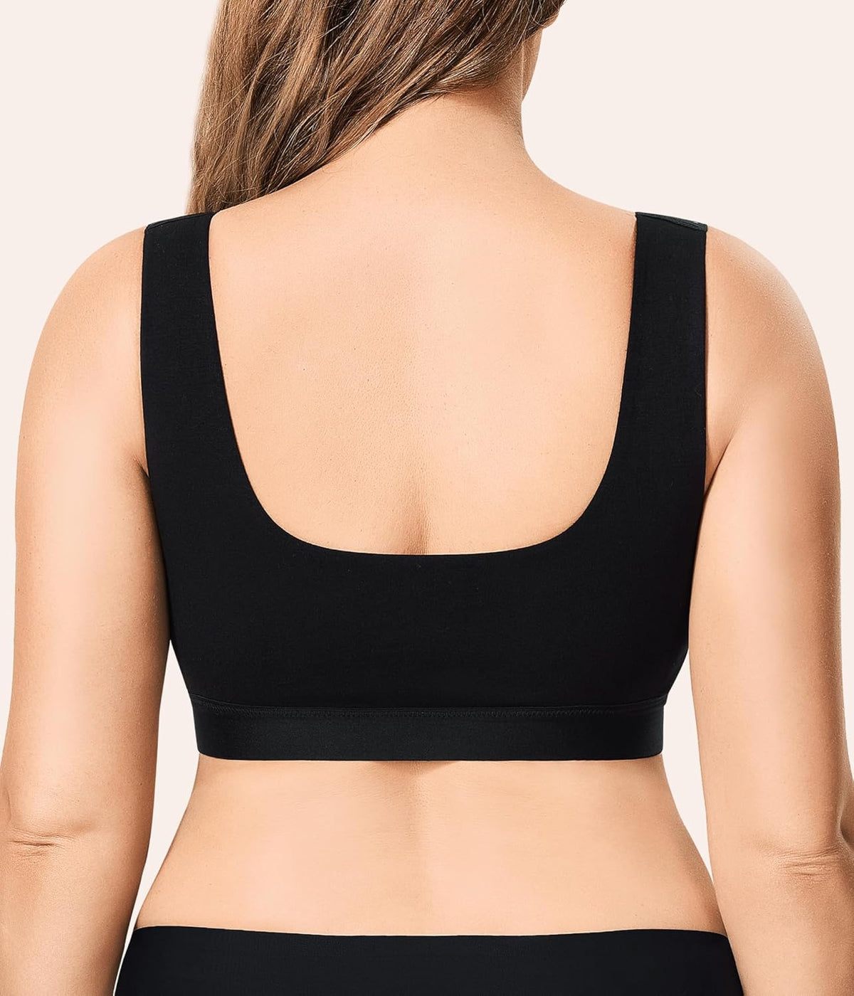 BRABIC Womens Wireless Front Closure Bra Post Surgery Compression Mastectomy Surgical Support Full Coverage Bralette