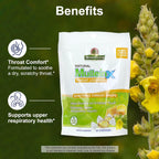 Nature's Answer Mullein-X Respiratory Soothing Throat Lozenges 24-Count - Alcohol-Free Herbal Cough Support with Mullein, Marshmallow, English Ivy & Honey - Non-GMO, Gluten-Free