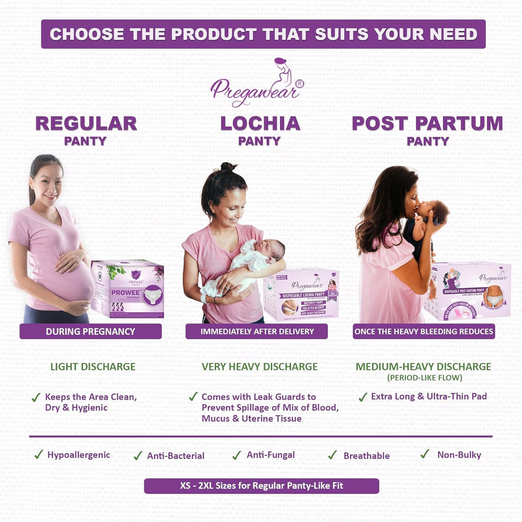 Maternity Panty| Disposable Period Panties| Postpartum Underwear| Heavy Flow & Rash Free Periods| Leak Proof Pads After Delivery| Toxic Free