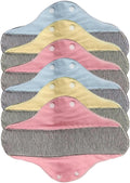 Soft & Secure Bamboo Cloth Pads - Pack of 6 Reusable Sanitary Pads | 230mm Organic Cotton, Leak-Proof for Medium/Heavy | Odour-Absorbing, Eco-Friendly Period & Postpartum Care