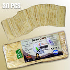 Morecare XXL Organic Cotton Sanitary Pads for Women | 100% Leak-Proof, Ultra-Dry & Soft, Antibacterial Protection | 320mm Extra Long | Pack of 30 Pads (BAMBOO XXL)
