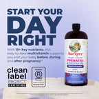 MARYRUTH'S Liquid Postnatal & Prenatal Vitamins for Women, Sugar Free, 32oz | Selenium, Folate, Healthy Fetal Development, Vegan, Non-GMO