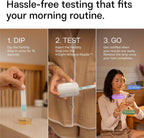 Inito Fertility Monitor & Hormone Tracker for Women | Track and Confirm Ovulation | Estrogen, LH, PdG, FSH | Includes 15 Test Strips + Free App | Wireless | Compatible with All iOS & Android Devices