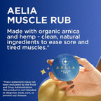Sore Joint & Muscle Rub | Fast Acting Intensive Muscle Balm with Hemp Menthol Arnica & Camphor for Back Shoulder Neck Knees and Feet Targeted Relief | Long Lasting Non-Greasy & Lightweight (2 Pack)