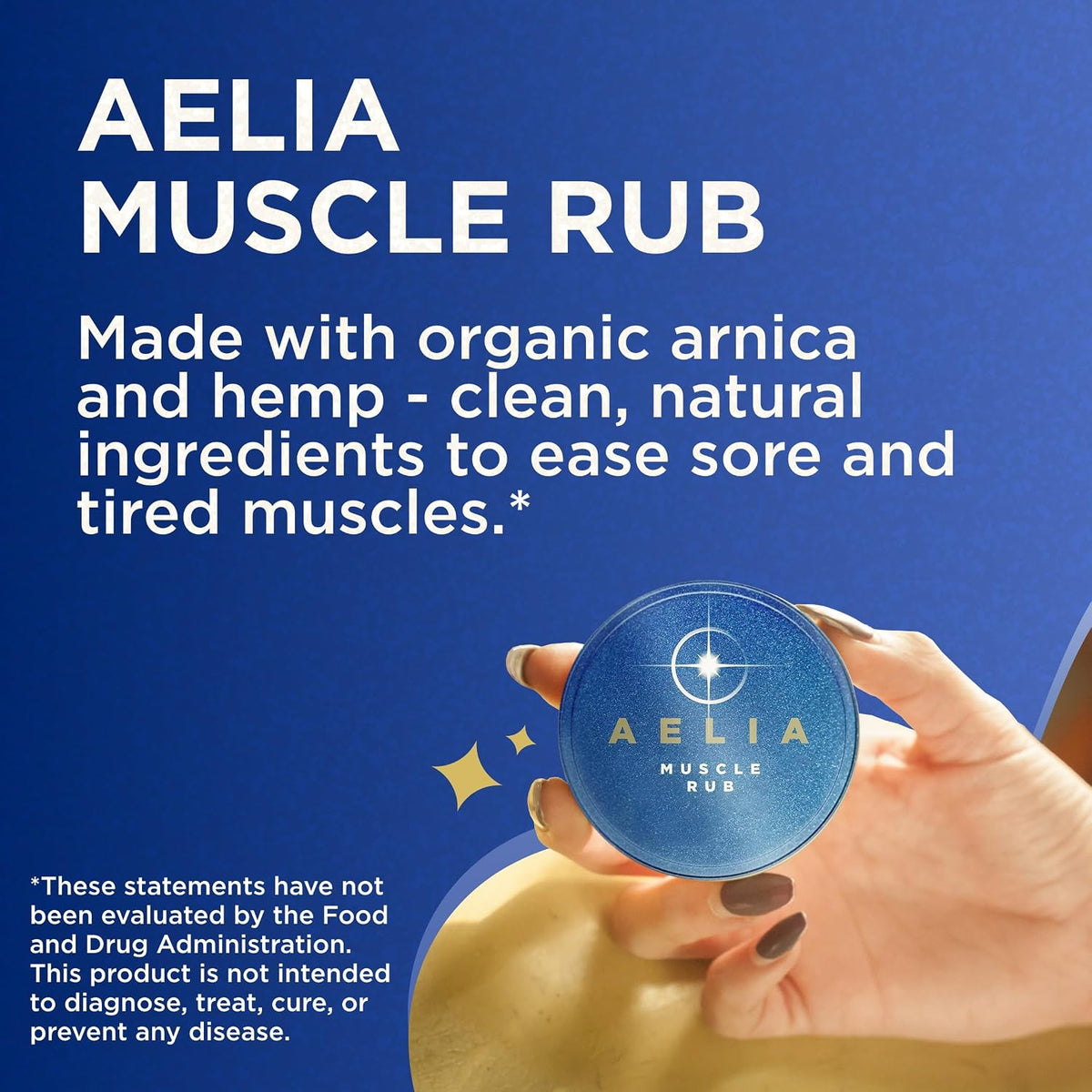 Sore Joint & Muscle Rub | Fast Acting Intensive Muscle Balm with Hemp Menthol Arnica & Camphor for Back Shoulder Neck Knees and Feet Targeted Relief | Long Lasting Non-Greasy & Lightweight (2 Pack)