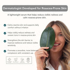 Riversol Rosacea Treatment for Face | Anti-Redness Serum for Sensitive Skin | Calming Redness Relief | Vitamin C & E | Anti-Aging Formula | Fragrance Free | Dermatologist Developed | Made in Canada