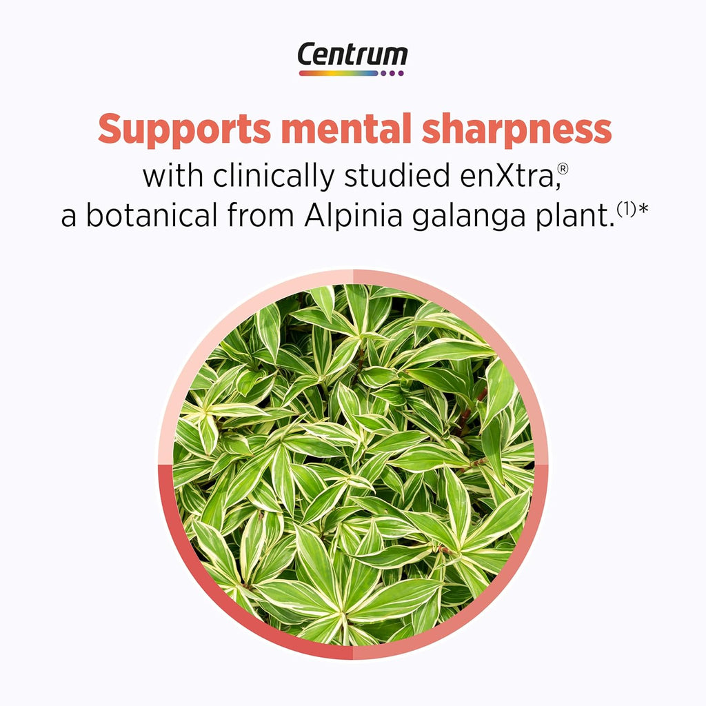 Centrum Clear Mind and Calm Mood Menopause Support Tablets, 30 Count | Powered by Clinically Studied Ingredients to Help Support Relief From the Disruptive Symptoms of Menopause, GLP-1 Support