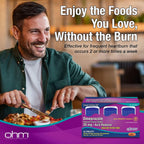 Ohm Omeprazole 20mg, 42 Delayed-Release Tablets, Acid Reducer for Frequent Heartburn, 24-Hour Relief Heartburn Medicine, Helps Relieve Stomach & Chest Discomfort (6 Weeks of Supply, 42, Count)