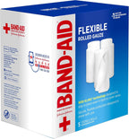 Band-Aid Brand of First Aid Products Flexible Rolled Gauze Dressing for Minor Wound Care, Soft Padding and Instant Absorption, 3 Inches by 2.1 Yards, Value Pack 5 ct