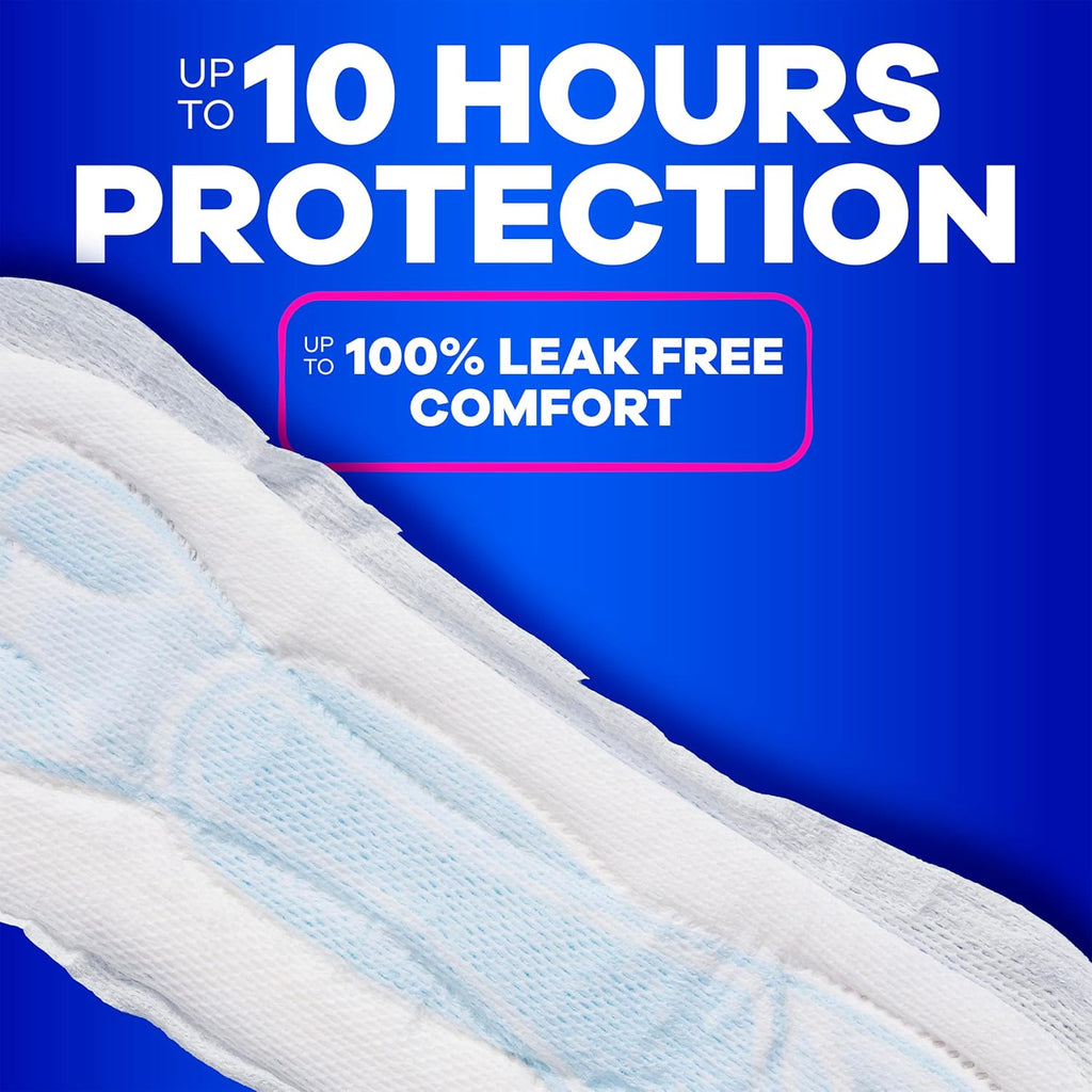 Always Maxi Feminine Pads Without Wings for Women, Size 1, Regular Absorbency, Unscented 48 Count