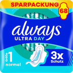Always Sanitary Pads 68 pieces