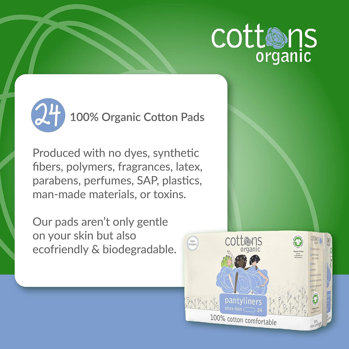 Cottons Pantyliners Ultra-Thin 24 (1)
