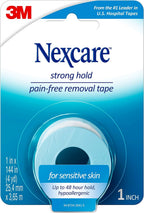 Nexcare Strong Yet Pain Free Tape, Tears Easily, For Sensitive Skin, 1 Roll