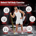 4-Level Resistance Bands for Working Out, Pull Up Assistance Bands | 5-85 LBS Resistance, Fitness, Full-Body Training, Physical Therapy & Stretch Workout, for Men, Women, Home, Outdoor, Gym Use