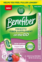 Benefiber Prebiotic Fiber Supplement Powder, Berry Fusion, 24 Stick Packs