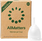 AllMatters OrganiCup Menstrual Cup - Size Mini - Eco-Friendly, Reusable Period Solution - Superior to Pads & Tampons - Suitable for Light to Heavy Flow