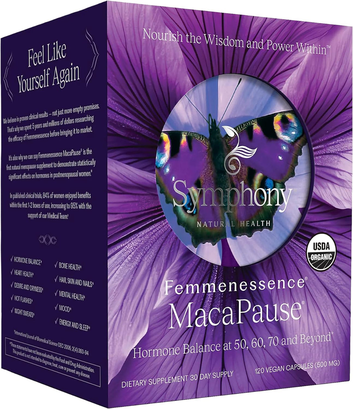 Natural Health Femmenessence MacaPause Dietary Supplements 120 capsules