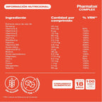 Pharmaton Complex - Multivitamin with Ginseng G115-200 Tablets - Physical & Mental Energy - Vitamins for Fatigue