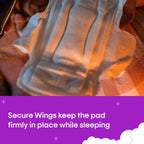 U by Kotex Extra Overnight Pads Long with Wings 32 Pack (4 x 8 Pack) - Packaging May Vary