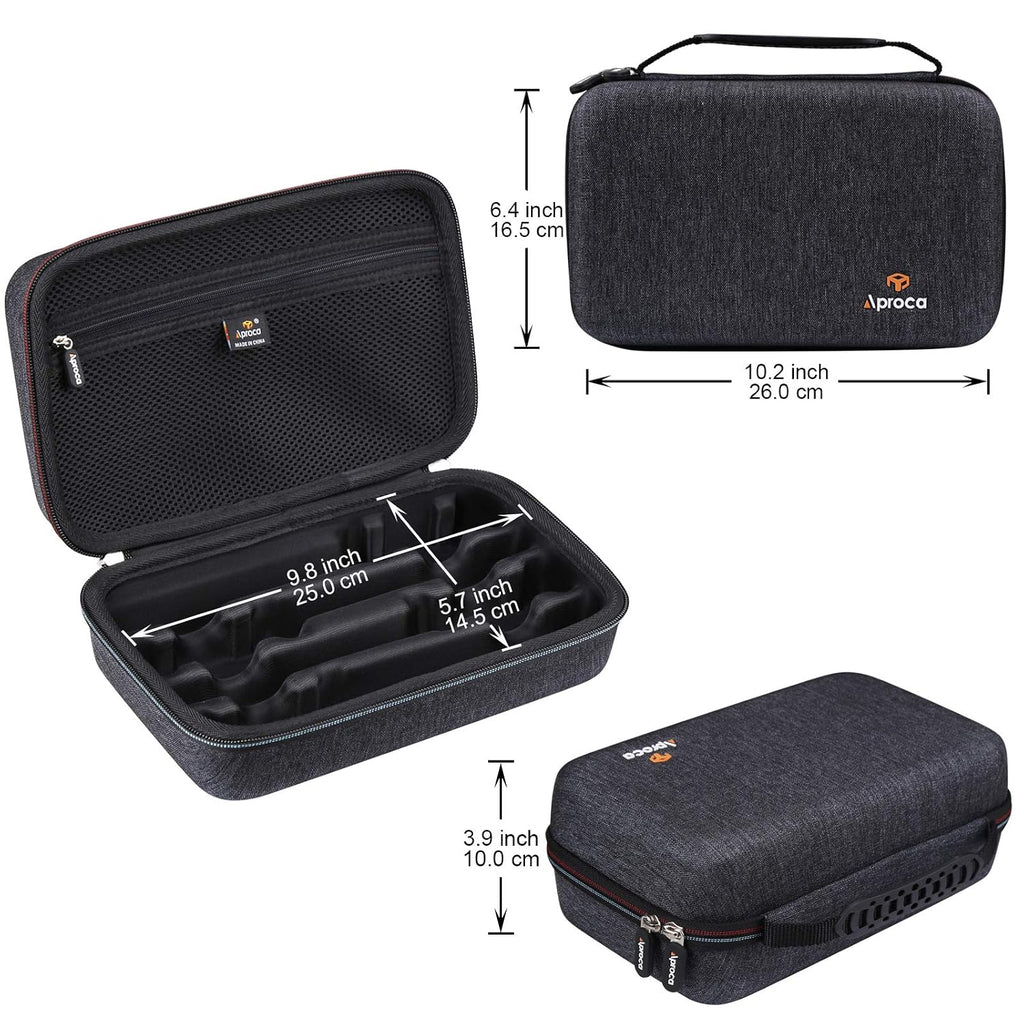 Aproca Case Compatible with ThermoPro TP25 / TP910 650FT Wireless Meat Thermometer, Storage Portable Bag for Accessories (Case Only)