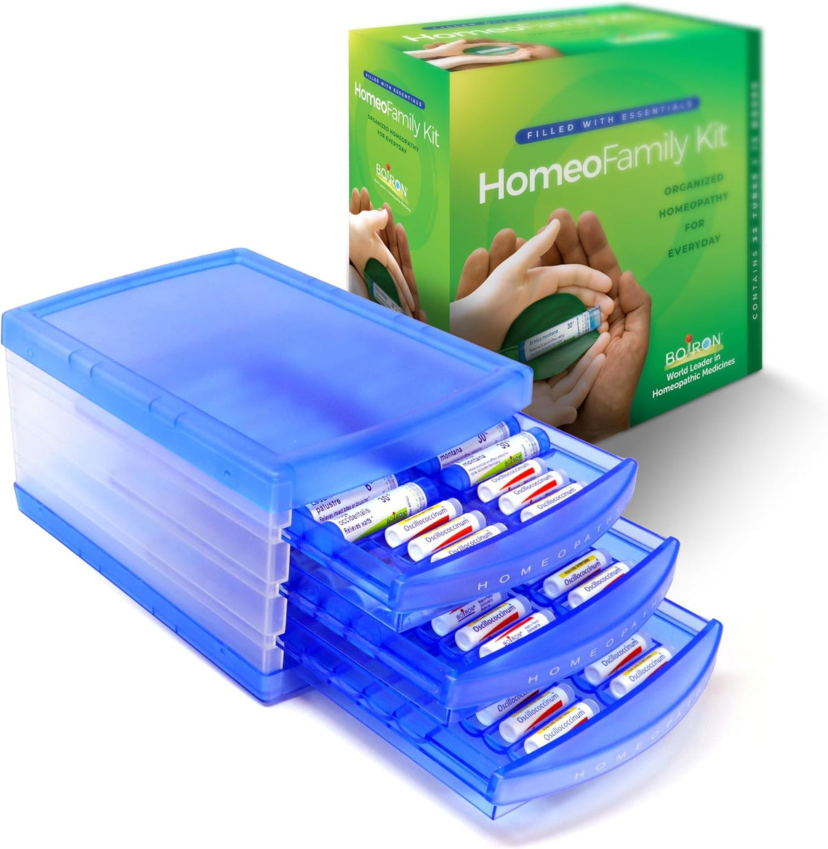 Boiron HomeoFamily Kit 32 Multi Dose/12 Unit Dose Oscillococcinum