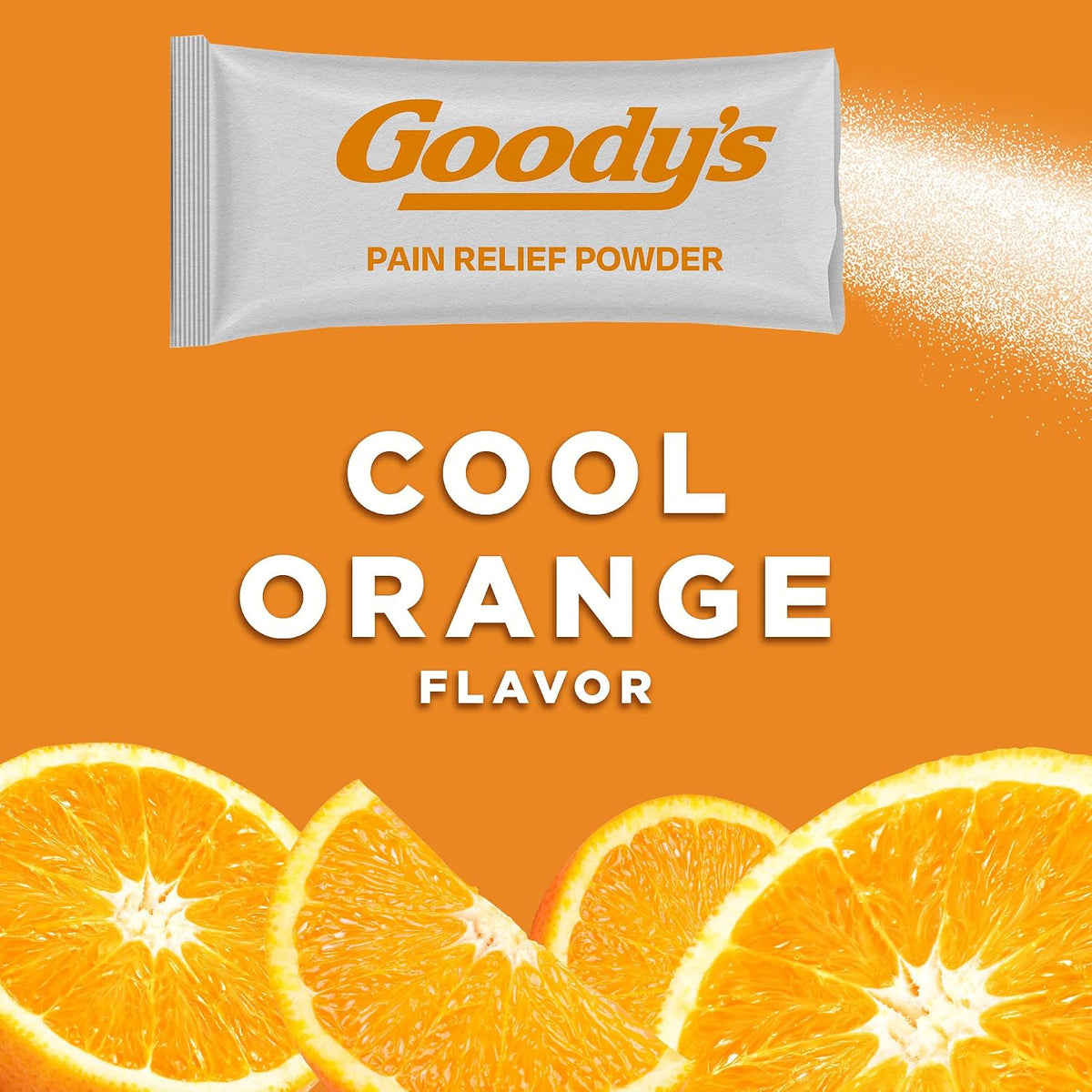 Goody's Triple Action Pain Relief, Cool Orange Powder, 24 Count, Pack of 2 | Goodys Headache Powder, With Acetaminophen, Aspirin & Caffeine, Fast & Effective Headache Relief for Adults, Dissolve Packs