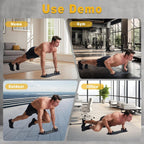HOTWAVE Push Up Board, Portable Pushup Board for Men, Foldable Push Up Bar | Multifunctional Pushup Handles for Floor, Strength Training Equipment for Home Gym, Suitable for Beginners and Teenagers